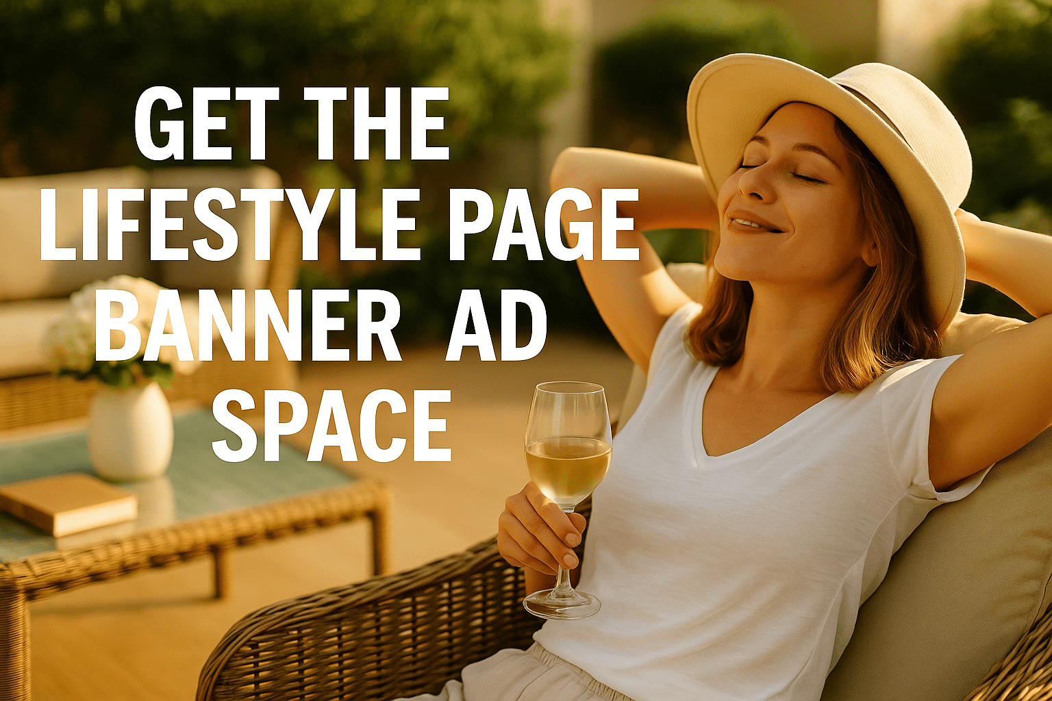 Get The Lifestyle Page Banner Ad Space