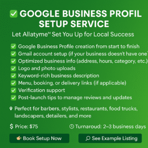 Google Business Profile Setup Service