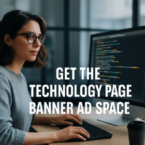 Technology Page Banner Ad Space