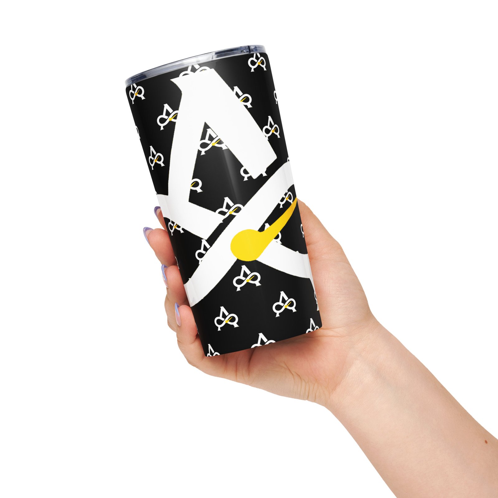 Tapered stainless steel tumbler