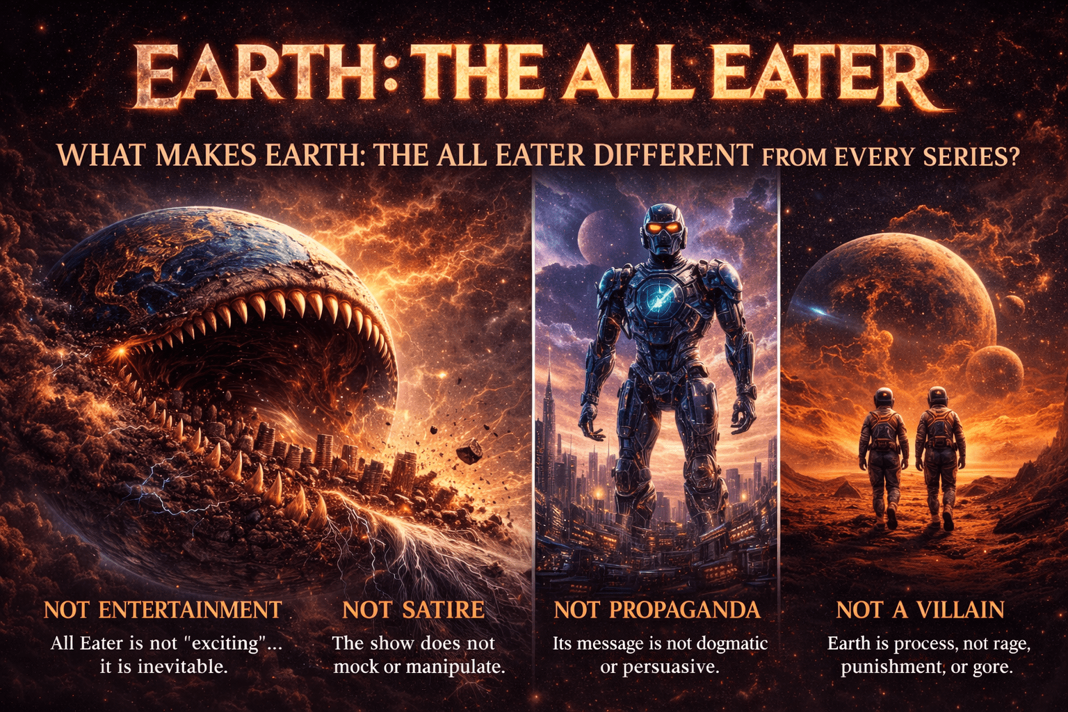 What Makes Earth: The All Eater Different From Every Other Series