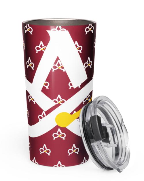 Tapered stainless steel tumbler