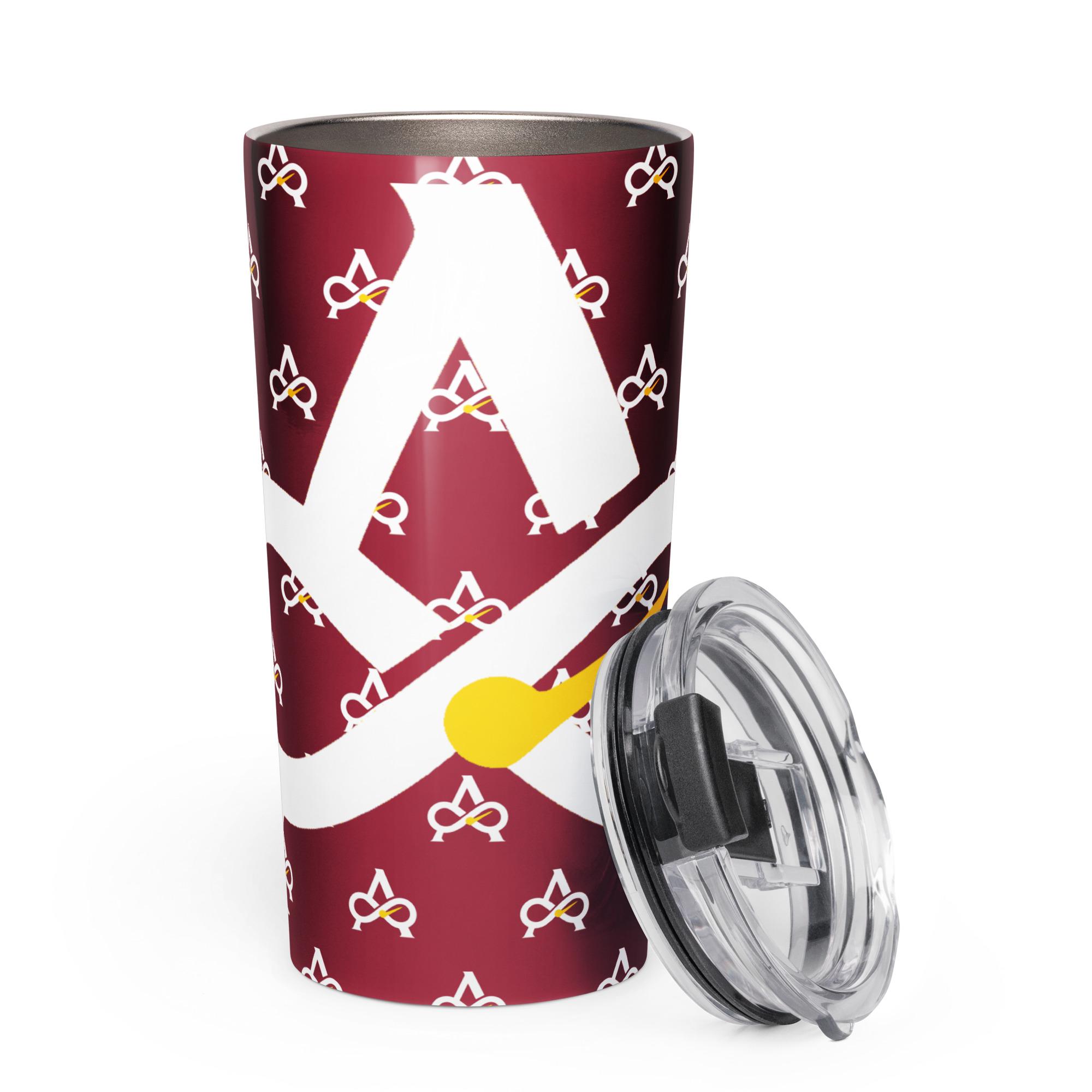 Tapered stainless steel tumbler