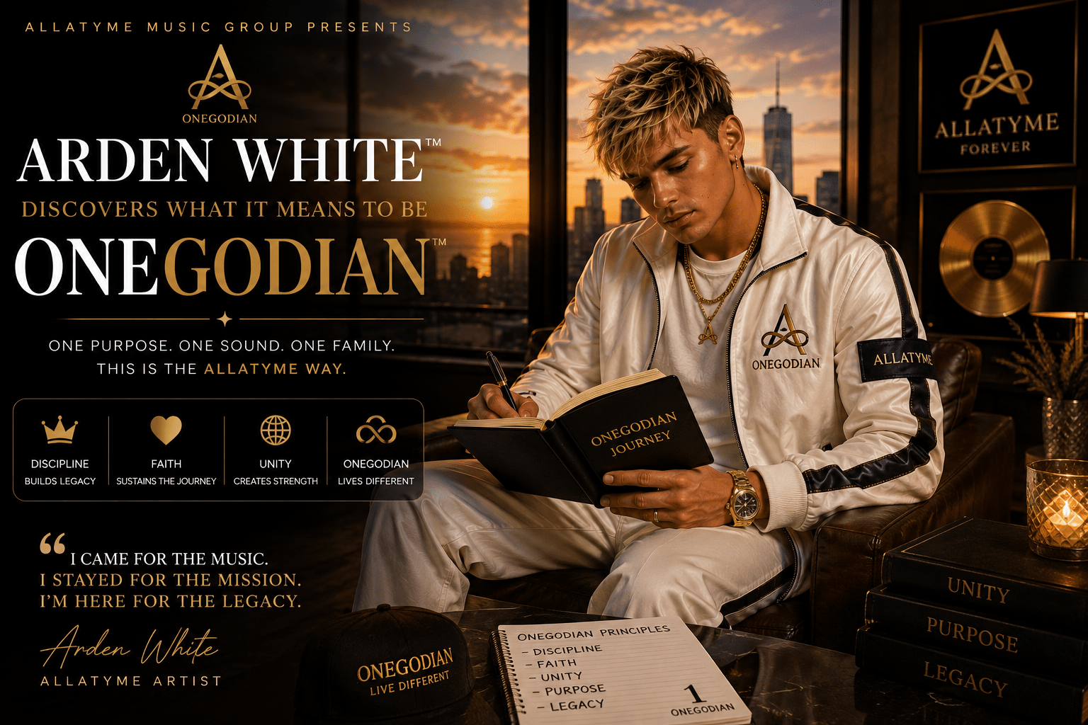 ARDEN WHITE™ Discovers What It Means to Be OneGodian