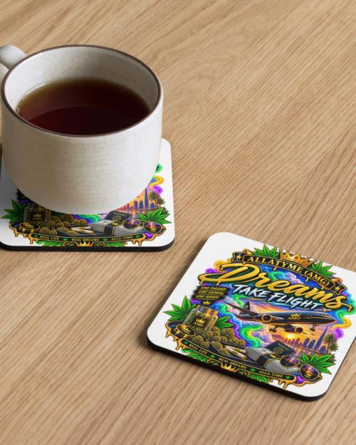 Cork-back Coasters